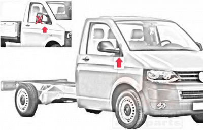 VAN WEZEL 5790843 -  Покрытие, внешнее зеркало